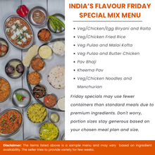Load image into Gallery viewer, India's Flavour Veg Tiffin Service
