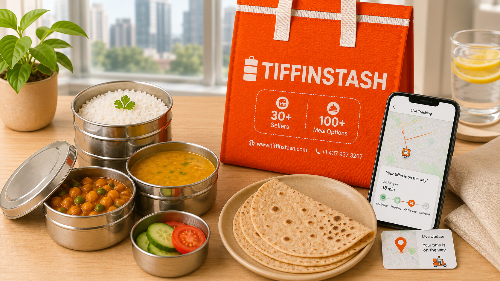 How to Track Your Tiffin Delivery in Real-Time Across Mississauga