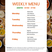 Load image into Gallery viewer, Angithi Veg Tiffin Service
