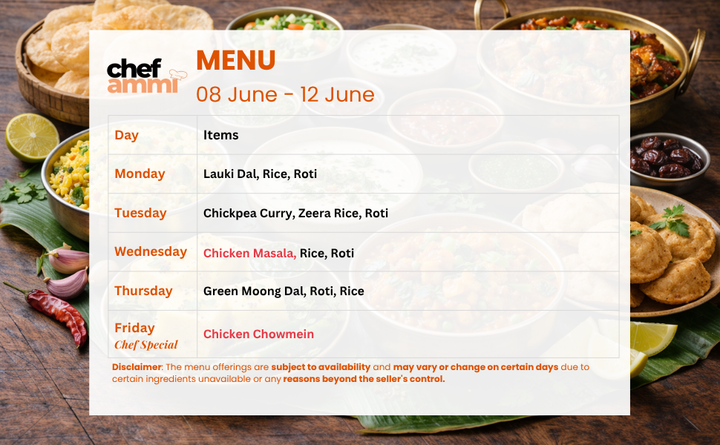 Chef Ammi Combo Halal Tiffin Service