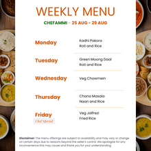 Load image into Gallery viewer, Chef Ammi Veg Tiffin Service
