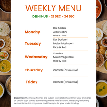 Load image into Gallery viewer, Delhi Hub Veg Tiffin Service
