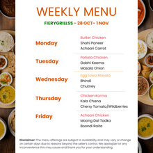 Load image into Gallery viewer, Fiery Grillss Budget Non-Veg Tiffin Service
