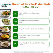 Load image into Gallery viewer, HomeFresh Pure Veg Protein Meals
