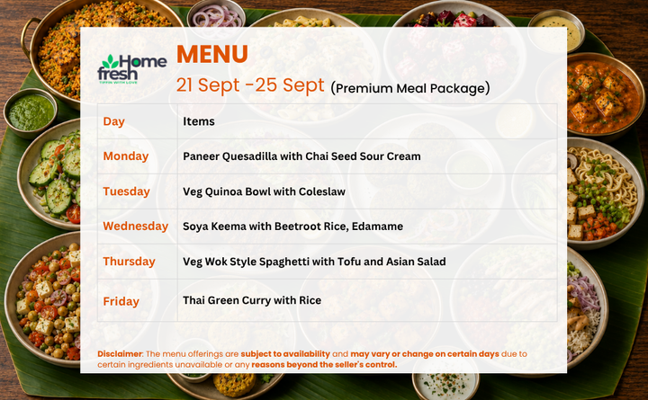 HomeFresh Pure Veg Protein Meals