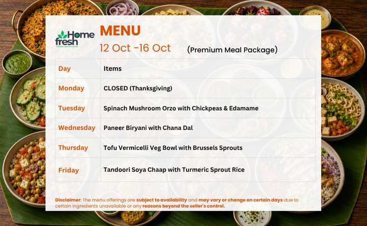 HomeFresh Pure Veg Protein Meals