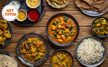 Load image into Gallery viewer, Hot Tiffin South Indian Veg Meals
