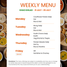 Load image into Gallery viewer, Khao Khilao Pure Veg Gujarati Tiffin Service
