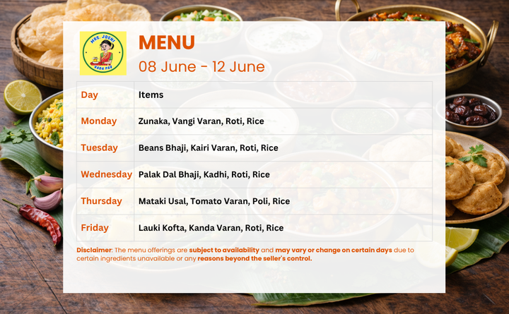 Mrs. Joshi Pure Veg Marathi Tiffin Service (Dinner)