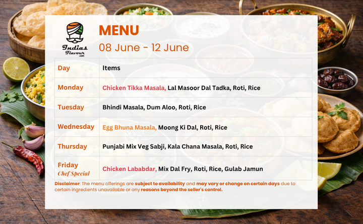 India's Flavour Mixed (Veg and Non-Veg) Tiffin Service