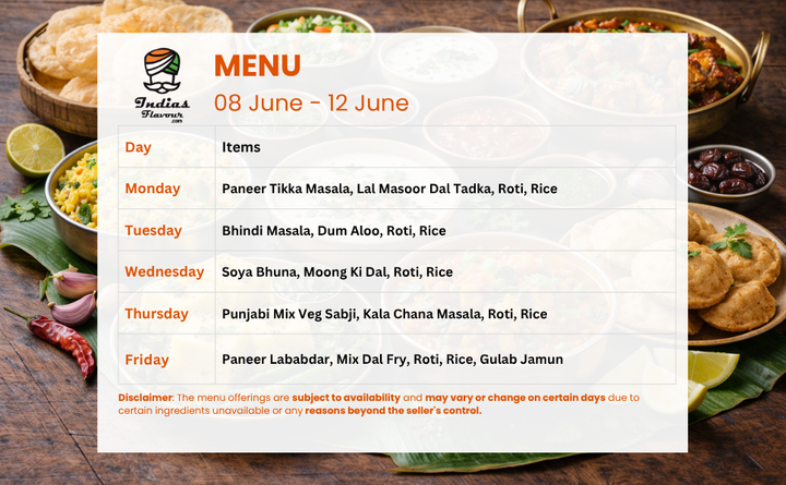 India's Flavour Veg Tiffin Service