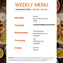 Load image into Gallery viewer, Mokshi&#39;s Kitchen Veg Tiffin Service
