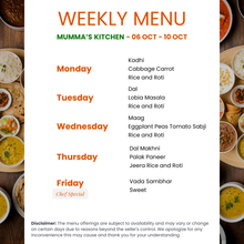 Load image into Gallery viewer, Mumma&#39;s Kitchen Gujarati Tiffins
