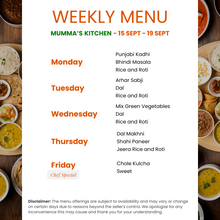 Load image into Gallery viewer, Mumma&#39;s Kitchen Punjabi Tiffins
