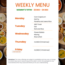 Load image into Gallery viewer, Mummy's Pure Veg Gujarati Tiffin Service
