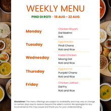 Load image into Gallery viewer, Pind Di Roti Non-Veg Tiffin Service
