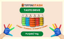 Load image into Gallery viewer, (Punjabi Veg) TiffinStash Weekly Taste Drive
