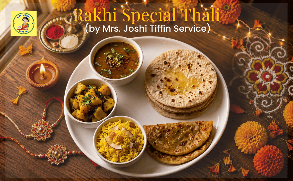 Rakhi Special Thali (by Mrs. Joshi Marathi Tiffin Service)
