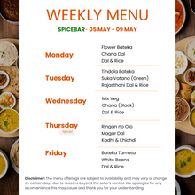 Load image into Gallery viewer, Spice Bar Budget Pure Veg Gujarati Tiffin Service (Durham Only)
