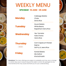 Load image into Gallery viewer, Spice Bar Budget Pure Veg Gujarati Tiffin Service
