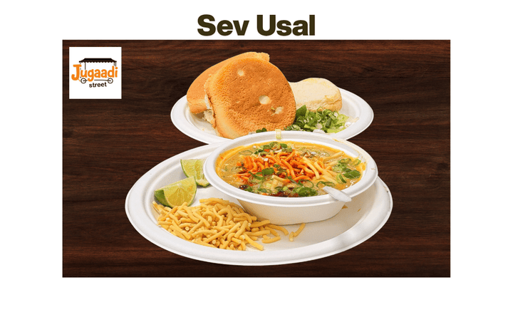 Jugaadi Street Sev Usal Special (Must Try)