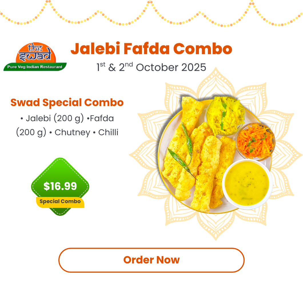 The Swad Jalebi Fafda Combo: 01Oct & 02Oct