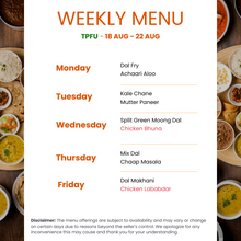 Load image into Gallery viewer, TPFU Food Combo Tiffin Service
