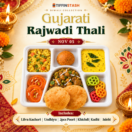 Thursday - Gujarati Rajwadi Thali