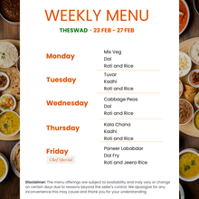 Load image into Gallery viewer, The Swad Pure Veg Gujarati Tiffin Service
