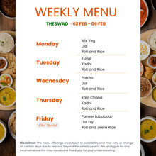 Load image into Gallery viewer, The Swad Pure Swaminarayan Gujarati Tiffin Service
