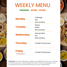 Load image into Gallery viewer, The Swad Pure Veg Punjabi Tiffin Service
