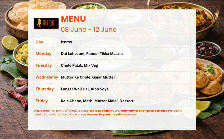 TPFU Food Veg Tiffin Service