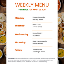 Load image into Gallery viewer, Yum In Box Jumbo Veg Tiffin Service
