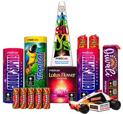Diwali Fireworks fountain pack