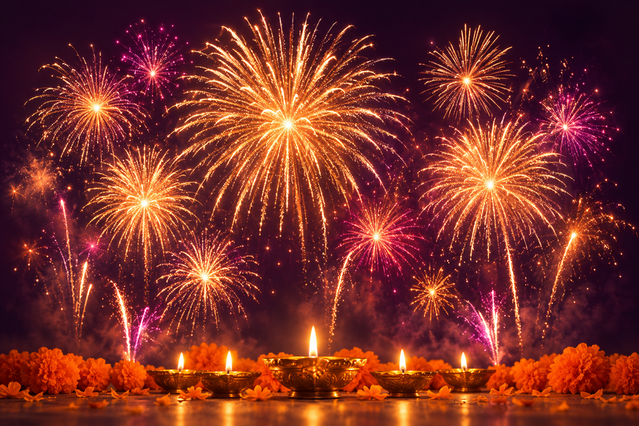 Diwali fireworks